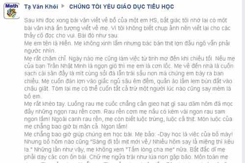 4 bài văn tả mẹ gây bão: Thầy giáo chấm 10 điểm, bật khóc ngay khi đọc dòng đầu tiên - Ảnh 4.