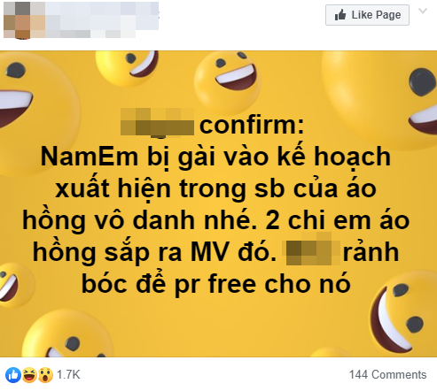 Rộ thông tin Nam Em bị “gài” vào kế hoạch tiến thân trong Vbiz của nữ ca sĩ chưa tên tuổi - Ảnh 1.