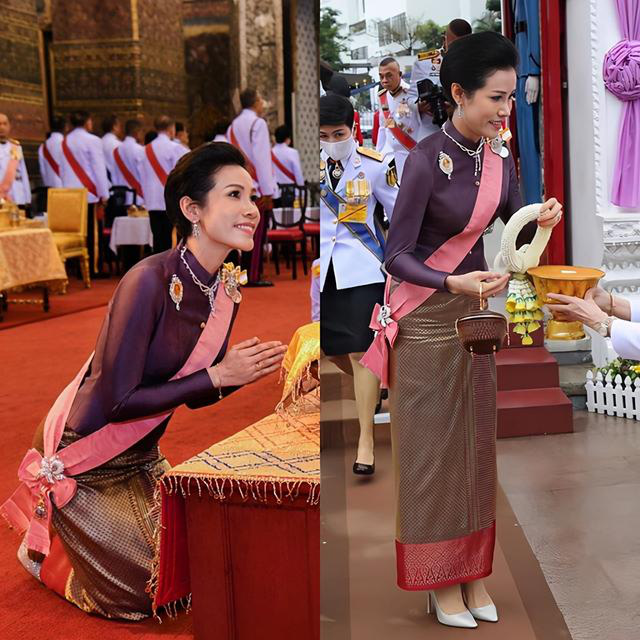 Hoàng quý phi vừa được phục chức quỳ gối trước Hoàng hậu Thái Lan, thái độ mềm mỏng khiến dân chung bất ngờ - Ảnh 2.