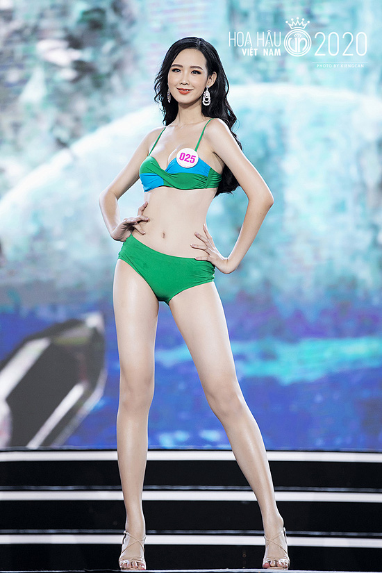 Nhan sắc nữ sinh cao 184 cm vào chung kết Hoa hậu VN 2020 - Ảnh 3.
