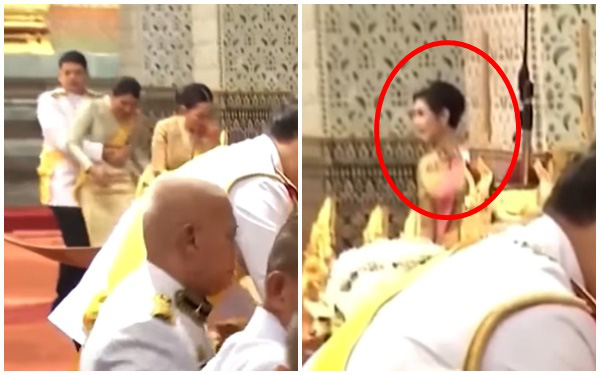 Hoàng tử Thái Lan có hành động kỳ quặc với chị gái ruột trong lễ tưởng niệm cố Quốc vương - Ảnh 2.