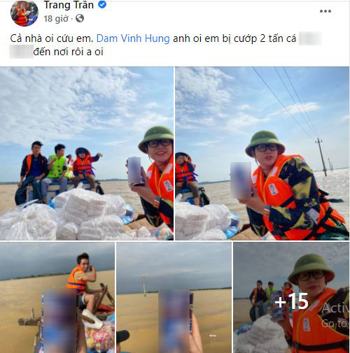 Trang Trần đăng đàn tố nhà xe ăn chặn 2 tấn hàng hoá cứu trợ miền Trung - Ảnh 2.