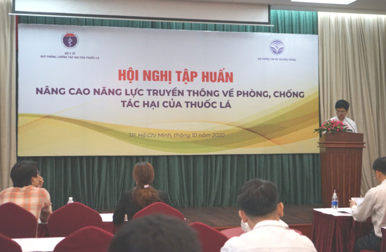 Hội nghị tập huấn nâng cao năng lực truyền thông về phòng, chống tác hại của thuốc lá - Ảnh 2.