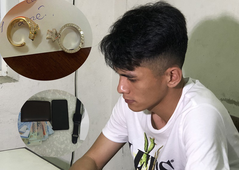 Nam thanh niên trộm nhẫn kim cương hơn 300 triệu đồng - Ảnh 1. Nam thanh niên trộm nhẫn kim cương hơn 300 triệu đồng - Ảnh 1.