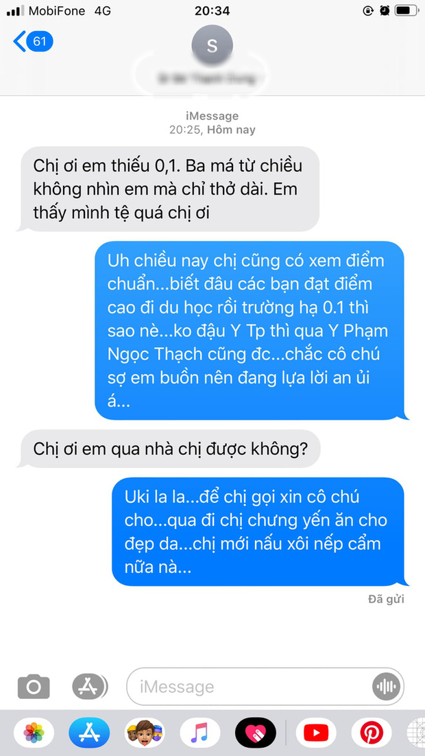 Trượt Đại học vì thiếu 0,1 điểm, nữ sinh được an ủi nhờ hành động ấm lòng của người chị - Ảnh 3.