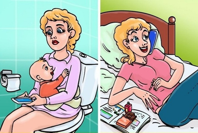 10 khác biệt lớn nhất của các cặp vợ chồng trước và sau khi có con - Ảnh 2. 10 khác biệt lớn nhất của các cặp vợ chồng trước và sau khi có con - Ảnh 2.