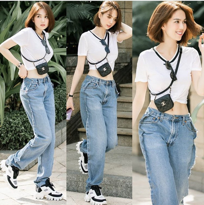 Trông thế mà Ngọc Trinh đã kịp theo tới 8 trend thịnh hành, để chấm điểm thì cũng nhiều điểm cao ra phết! - Ảnh 10. Trông thế mà Ngọc Trinh đã kịp theo tới 8 trend thịnh hành, để chấm điểm thì cũng nhiều điểm cao ra phết! - Ảnh 10.