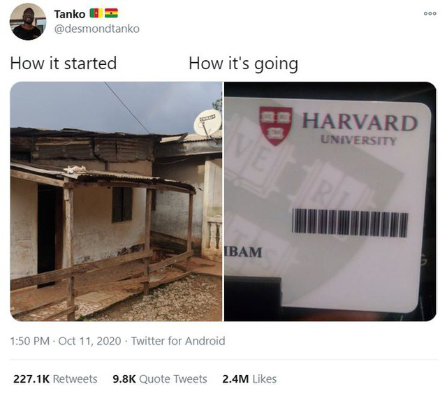 Hành trình từ nghèo đói tới Đại học Harvard của chàng trai nghèo - Ảnh 2.