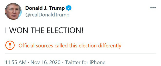 Dân mạng lại phát sốt trước tuyên bố mới nhất của Tổng thống Donald Trump: Tôi đã chiến thắng! - Ảnh 2. Dân mạng lại phát sốt trước tuyên bố mới nhất của Tổng thống Donald Trump: Tôi đã chiến thắng! - Ảnh 2.