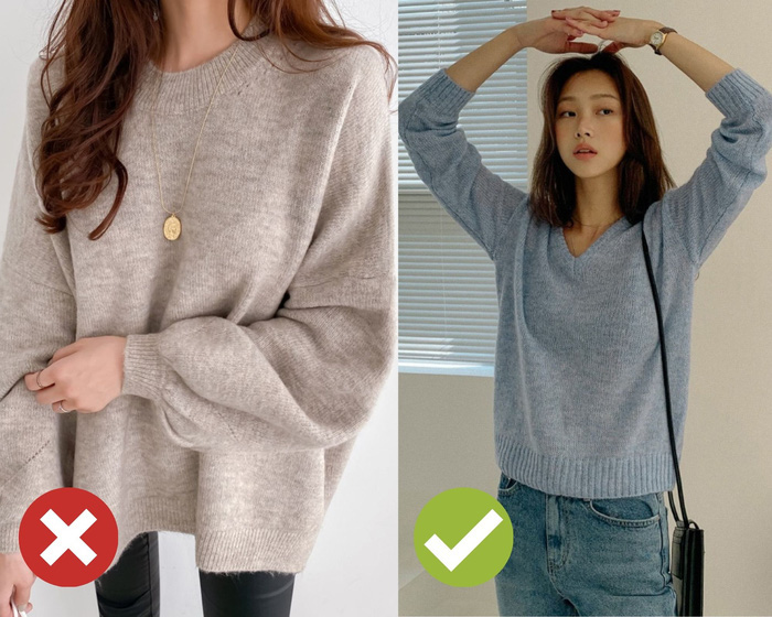 4 mẹo chọn áo len giúp vóc dáng như gầy đi 5kg - Ảnh 1. 4 mẹo chọn áo len giúp vóc dáng như gầy đi 5kg - Ảnh 1.