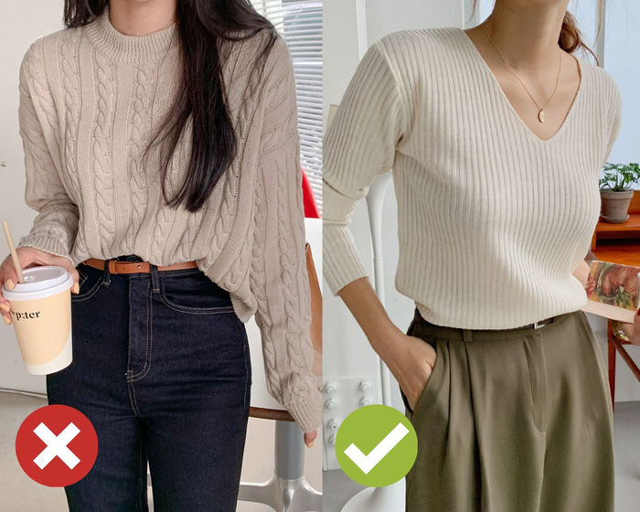 4 mẹo chọn áo len giúp vóc dáng như gầy đi 5kg - Ảnh 3. 4 mẹo chọn áo len giúp vóc dáng như gầy đi 5kg - Ảnh 3.