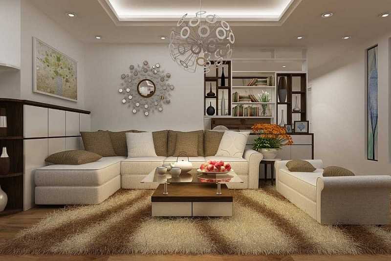 Cách trang trí phòng khách nhà cấp 4 ấn tượng - Ảnh 1. Cách trang trí phòng khách nhà cấp 4 ấn tượng - Ảnh 1.