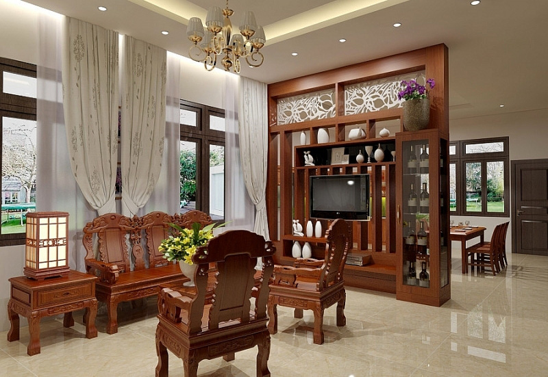 Cách trang trí phòng khách nhà cấp 4 ấn tượng - Ảnh 5. Cách trang trí phòng khách nhà cấp 4 ấn tượng - Ảnh 5.