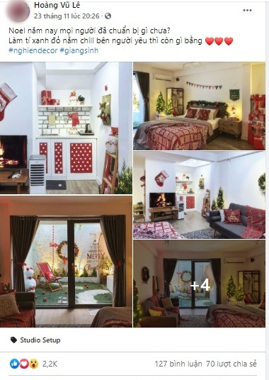 Dạo Facebook xem hội nghiện decor trang trí Noel: Ngắm xong cũng nhặt được đủ món decor xinh lạ - Ảnh 1.