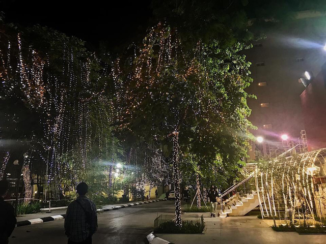 Những cây thông Noel khổng lồ chuẩn bị đổ bộ đường phố Hà Nội dịp Giáng sinh - Ảnh 6.