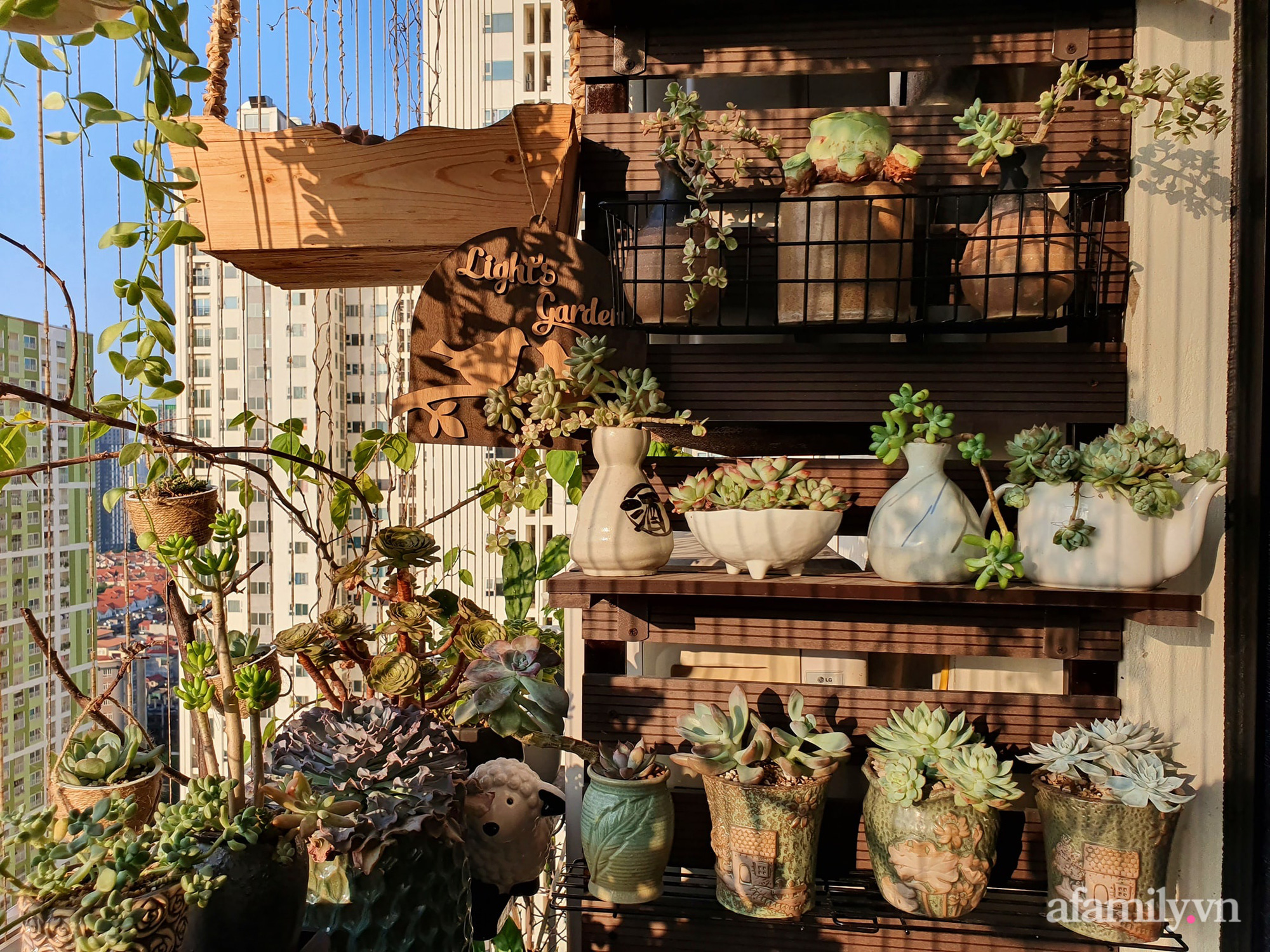 Ban c&ocirc;ng 6m&sup2; đẹp b&igrave;nh dị của chủ nh&acirc;n d&agrave;nh t&igrave;nh y&ecirc;u đặc biệt cho sen đ&aacute; ở H&agrave; Nội - Ảnh 17.