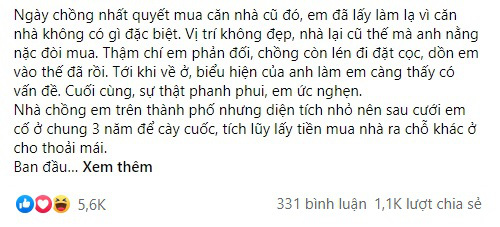 Chồng bỏ 3 tỷ mua lại nhà cũ nhưng khi sự thật phía sau được phơi bày, cô vợ lập tức bán gấp chấp nhận lỗ vốn - Ảnh 1. Chồng bỏ 3 tỷ mua lại nhà cũ nhưng khi sự thật phía sau được phơi bày, cô vợ lập tức bán gấp chấp nhận lỗ vốn - Ảnh 1.