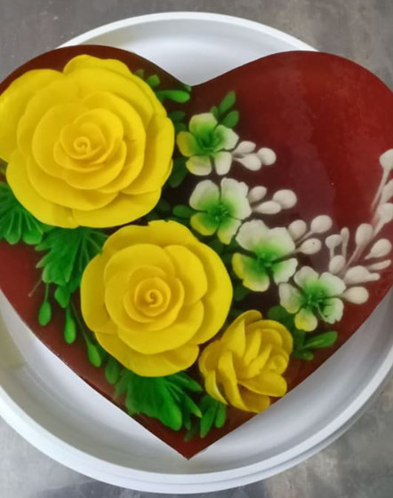 Ăn bánh thạch 3D hoa hồng cho ngày lễ Tình nhân năm nay - Ảnh 9.