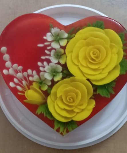Ăn bánh thạch 3D hoa hồng cho ngày lễ Tình nhân năm nay - Ảnh 8.