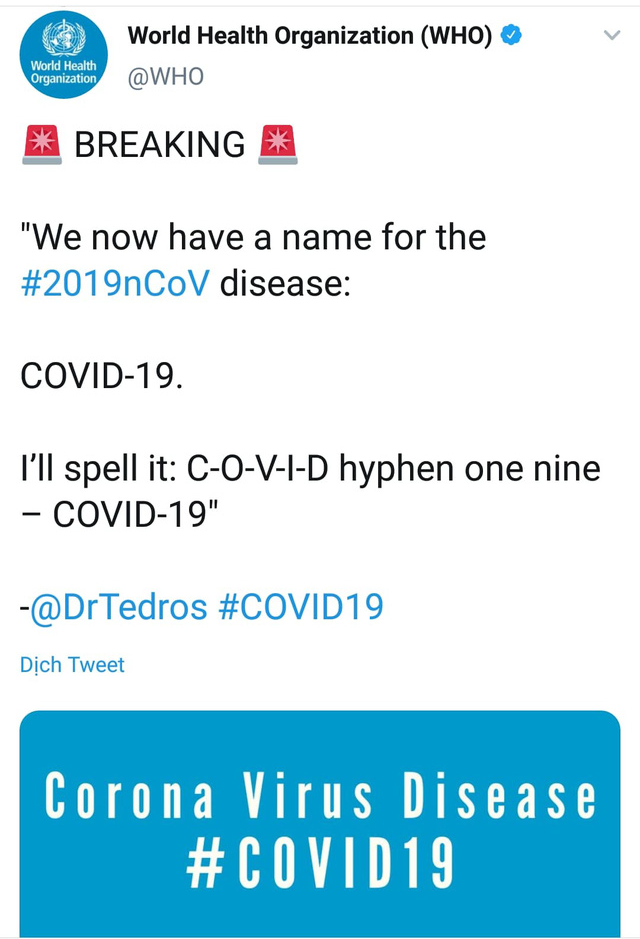 Virus corona nCoV có tên mới là Covid-19 - Ảnh 3.