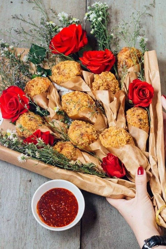 Mãn nhãn với những bó hoa độc, lạ trong ngày Valentine - Ảnh 8.