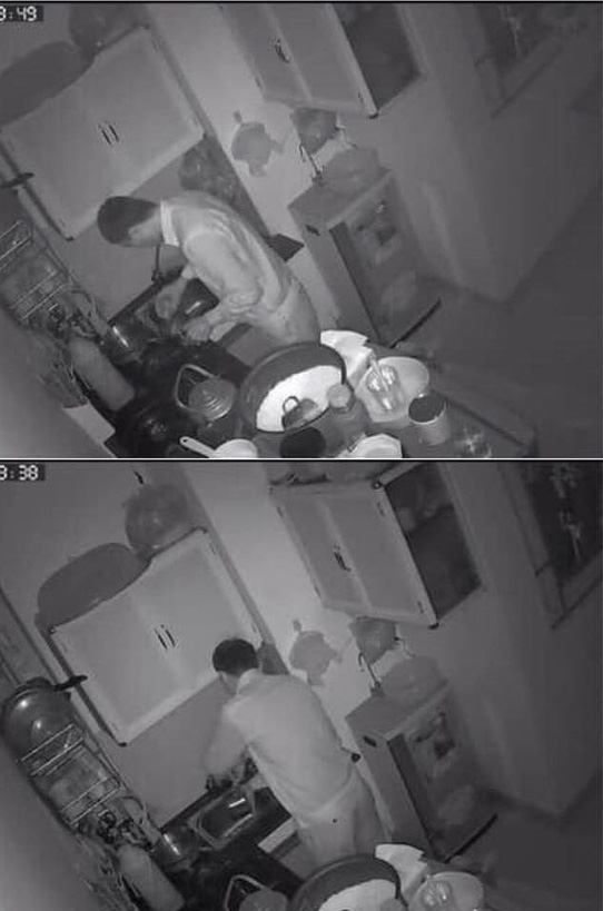Xem camera an ninh thấy chồng mò mẫm một mình dưới bếp, biết lý do vợ không khỏi cay mắt - Ảnh 1.