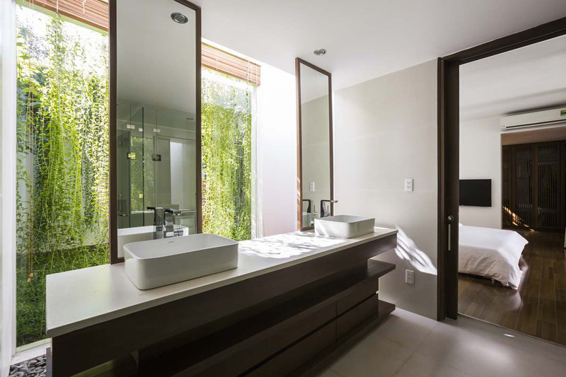 Ngôi nhà 1 tầng mát mẻ quanh năm nhờ cây xanh phủ khắp lối - Ảnh 12. Ngôi nhà 1 tầng mát mẻ quanh năm nhờ cây xanh phủ khắp lối - Ảnh 12.