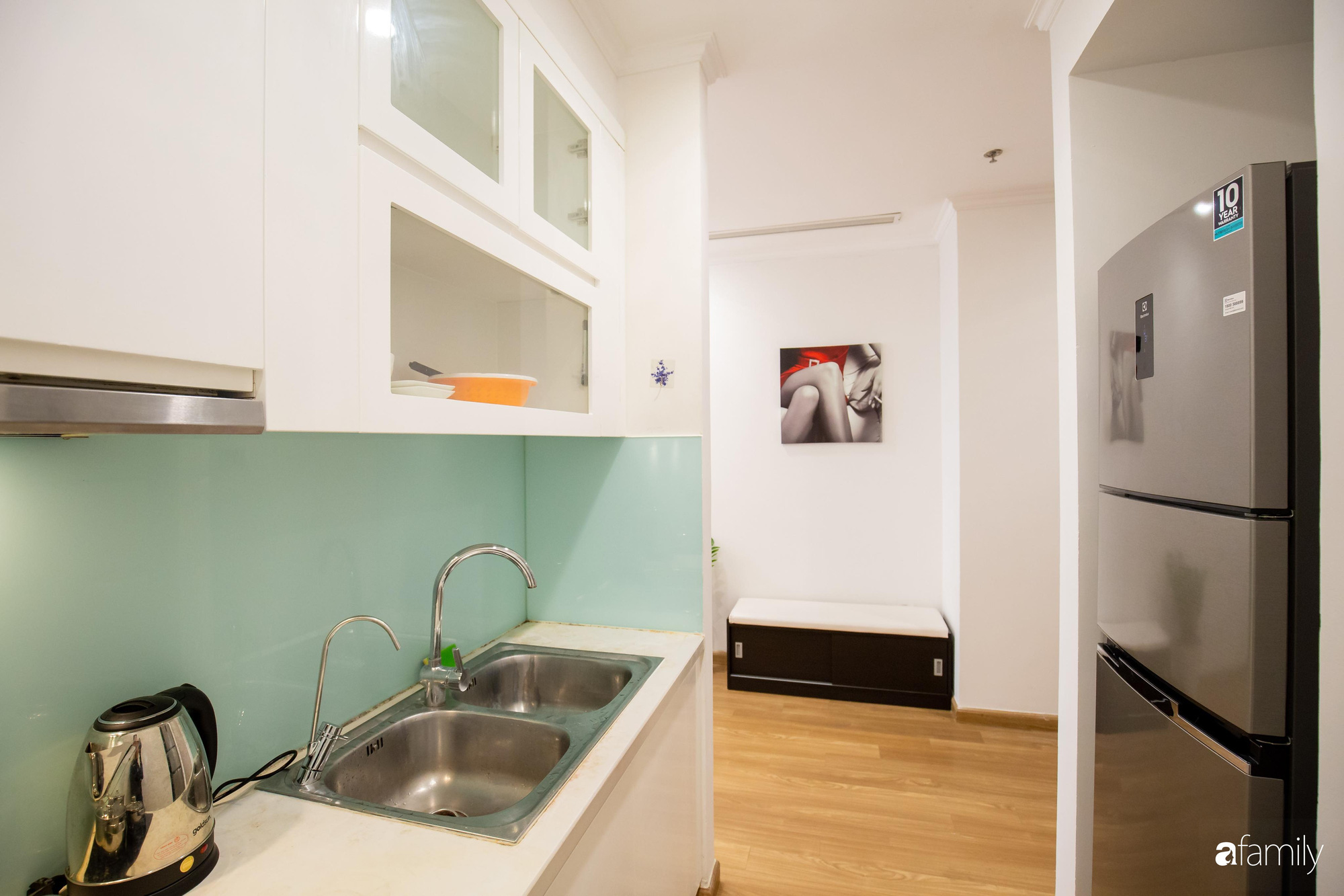 Chỉ vỏn vẹn 56m² nhưng căn hộ nhỏ dưới đây lại rộng thoáng bất ngờ nhờ cách bài trí thông minh của chủ nhà ở Hà Nội - Ảnh 16. Chỉ vỏn vẹn 56m² nhưng căn hộ nhỏ dưới đây lại rộng thoáng bất ngờ nhờ cách bài trí thông minh của chủ nhà ở Hà Nội - Ảnh 16.