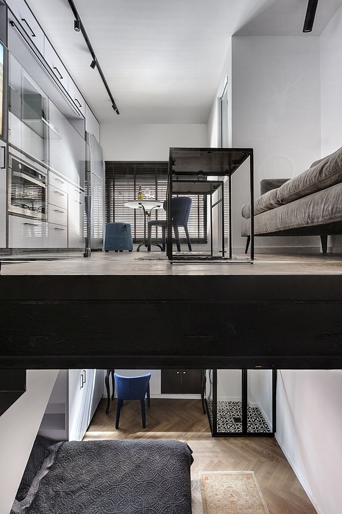 Căn hộ 36m² với những bức tường tủ lưu trữ cực kì thông minh - Ảnh 4. Căn hộ 36m² với những bức tường tủ lưu trữ cực kì thông minh - Ảnh 4.