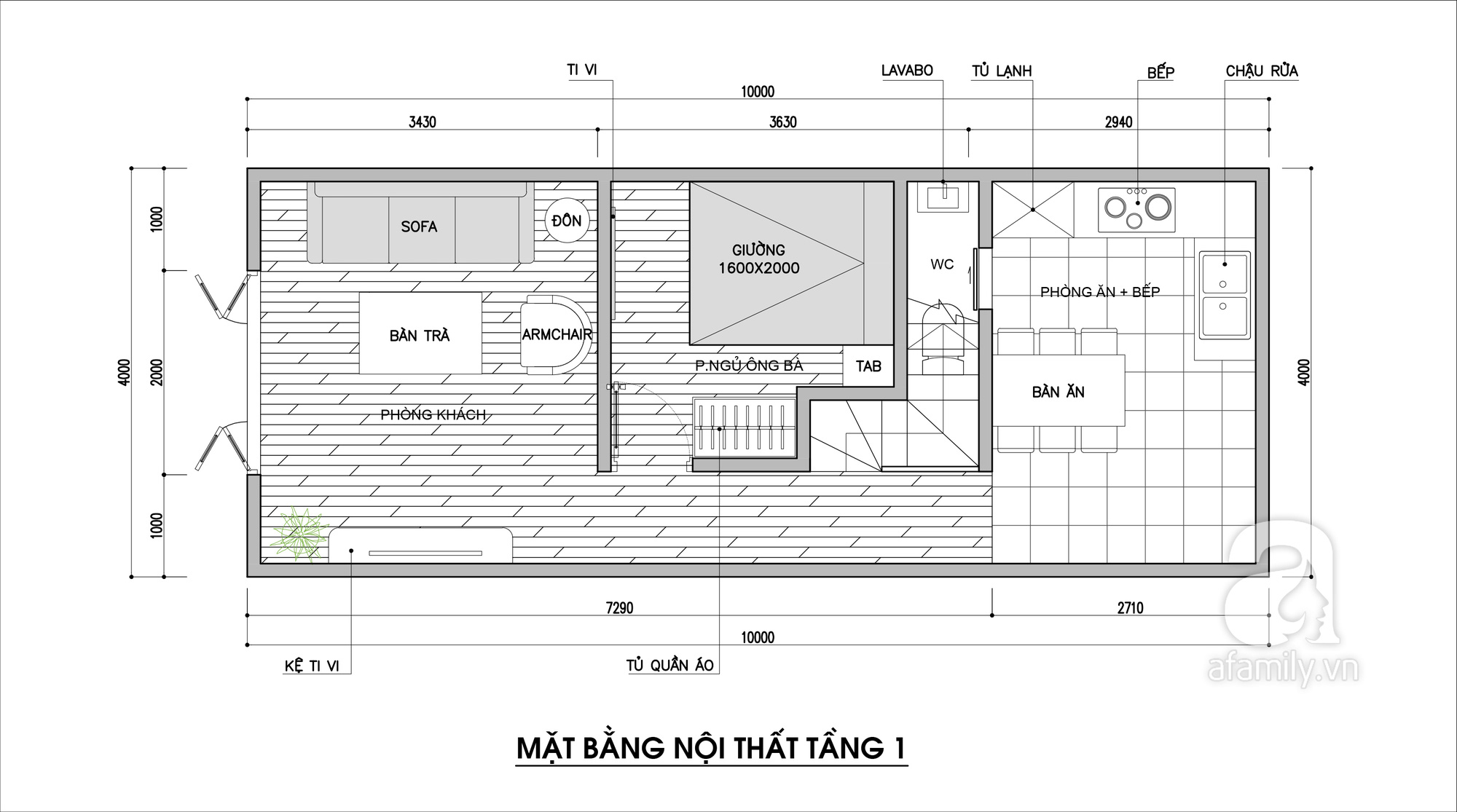 Tư vấn thiết kế cho nhà cấp 4 có diện tích 40m² với chi phí 90 triệu đồng - Ảnh 2. Tư vấn thiết kế cho nhà cấp 4 có diện tích 40m² với chi phí 90 triệu đồng - Ảnh 2.