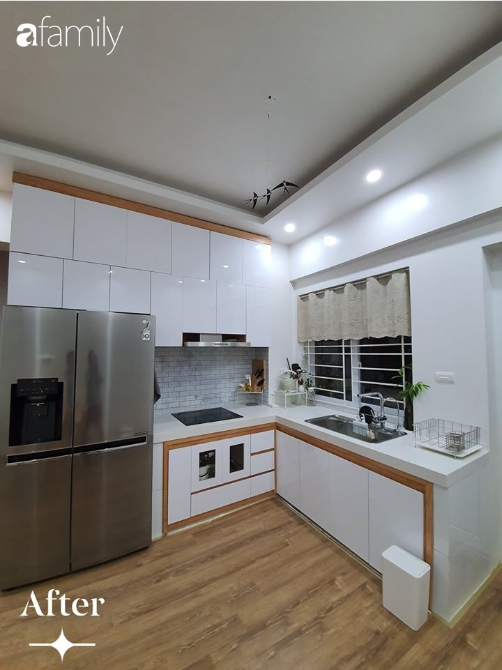 Cuộc cải tổ cho căn hộ 75m² với chi phí 350 triệu đồng, mẹ đảm ở Hà Nội khiến ai cũng công nhận nhà vừa đẹp vừa sang - Ảnh 5. Cuộc cải tổ cho căn hộ 75m² với chi phí 350 triệu đồng, mẹ đảm ở Hà Nội khiến ai cũng công nhận nhà vừa đẹp vừa sang - Ảnh 5.