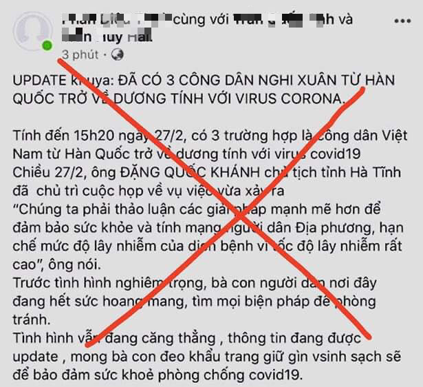 Hà Tĩnh: Triệu tập thêm một nữ sinh dùng Facebook tung tin sai sự thật về dịch COVID-19. - Ảnh 3.