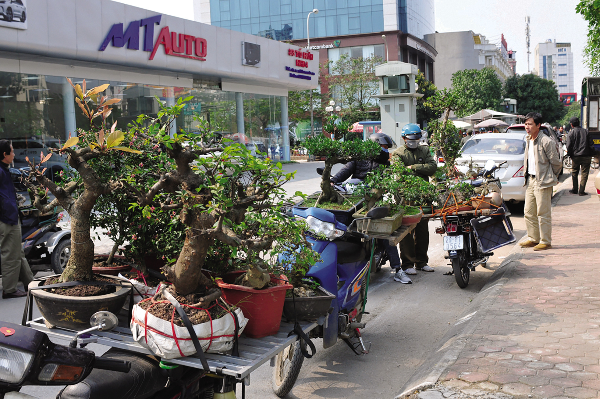 Độc đáo chợ hoa, cây cảnh họp theo phiên - Ảnh 1. Độc đáo chợ hoa, cây cảnh họp theo phiên - Ảnh 1.