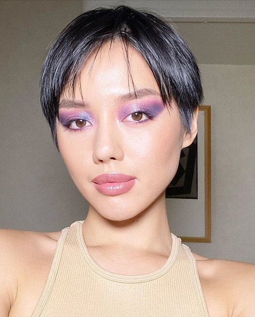 Khánh Linh trang điểm mắt ombre - Ảnh 3.