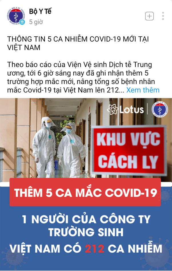 Gần 5.100 người theo dõi kênh thông tin của Bộ Y tế trên Mạng xã hội Lotus - Ảnh 2.