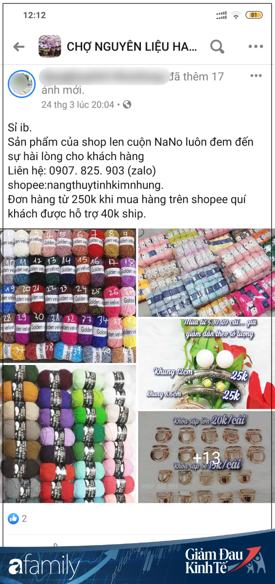 Tinh thần hand-made lên cao, các shop bán nguyên liệu online được dịp ra đơn tưng bừng - Ảnh 11. Tinh thần hand-made lên cao, các shop bán nguyên liệu online được dịp ra đơn tưng bừng - Ảnh 11.