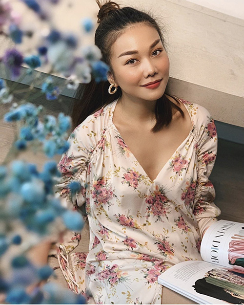 Sao Việt lăng xê váy áo hoa - Ảnh 1.