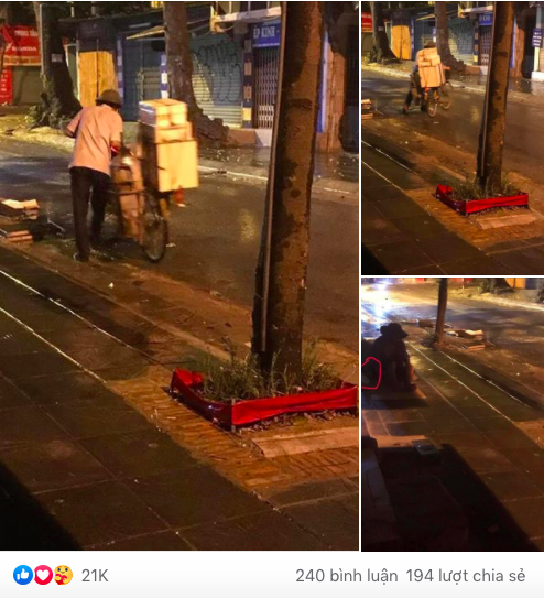 Chiếc bánh bao nóng của người bán hàng rong trong đêm mưa ở Hà Nội và câu chuyện phía sau khiến nhiều người xúc động mạnh - Ảnh 1.