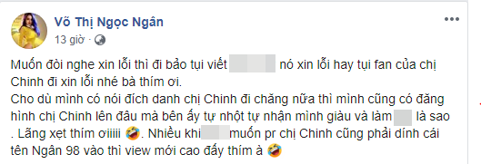 Bị chị gái Ngọc Trinh dằn mặt gay gắt, Ngân 98 lên tiếng đáp trả, khẳng định không bao giờ xin lỗi  - Ảnh 4.