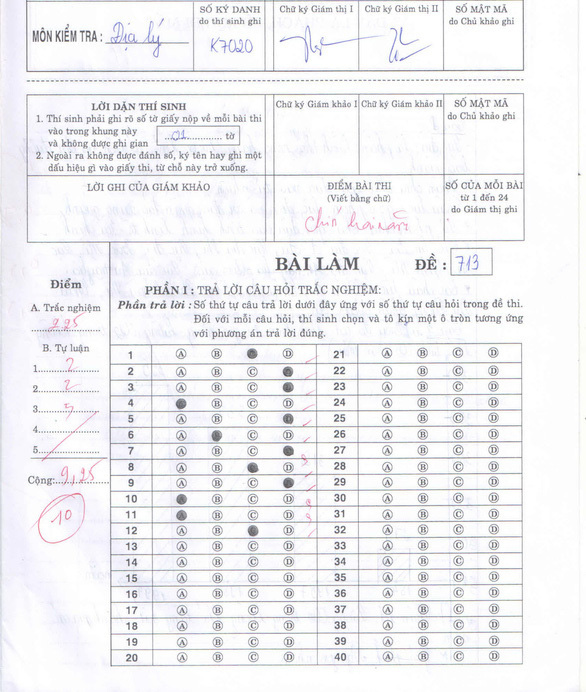 Hơn 160 bài thi học kỳ I ở Vĩnh Long được nâng điểm bất thường - Ảnh 4.