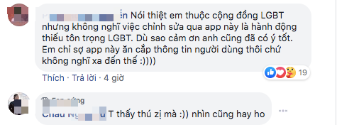 Đinh Mạnh Ninh gây tranh cãi khi cho rằng FaceApp thiếu tôn trọng người chuyển giới - Ảnh 4.