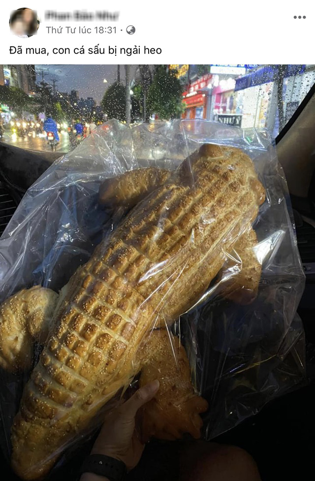 Bánh mì cá sấu siêu to khổng lồ chỉ có ở Việt Nam, dân mạng đặt mua ngày trăm chiếc vì độc, lạ - Ảnh 3.