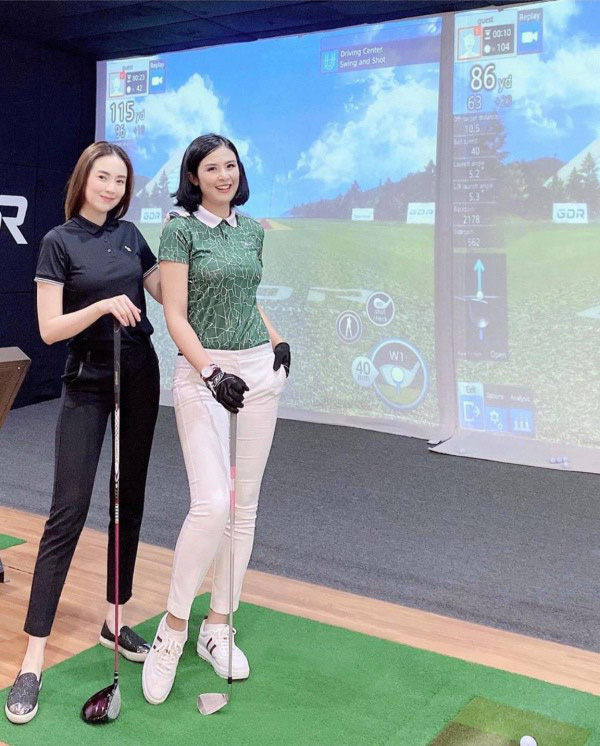 Huyền My, Mai Ngọc biến sân đánh golf thành sàn diễn thời trang - Ảnh 8.