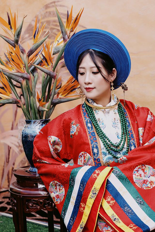 Cô dâu chú rể diện gây ấn tượng mạnh khi cổ phục triều Nguyễn trong ngày cưới - Ảnh 4.