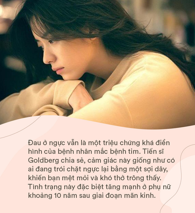 5 dấu hiệu chỉ phụ nữ mới có nếu mắc bệnh tim: Dù rất giống bệnh vặt nhưng càng lâu cơ hội cứu chữa càng thấp - Ảnh 3. 5 dấu hiệu chỉ phụ nữ mới có nếu mắc bệnh tim: Dù rất giống bệnh vặt nhưng càng lâu cơ hội cứu chữa càng thấp - Ảnh 3.
