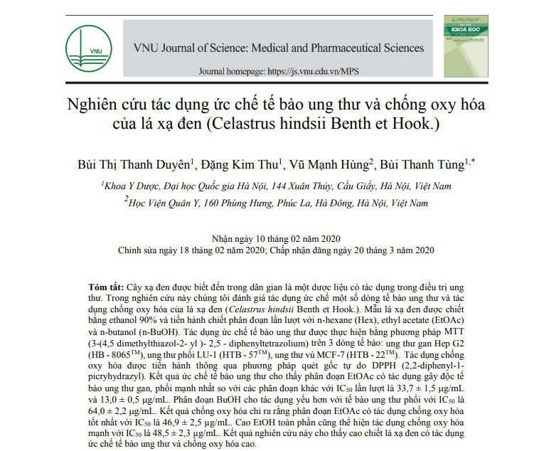 Hiểu đúng về cây xạ đen hỗ trợ chống ung thư - Ảnh 3. Hiểu đúng về cây xạ đen hỗ trợ chống ung thư - Ảnh 3.