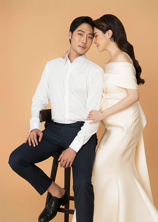 Pha Lê bế bầu chụp ảnh cưới cùng chồng Mỹ gốc Hàn - Ảnh 6.