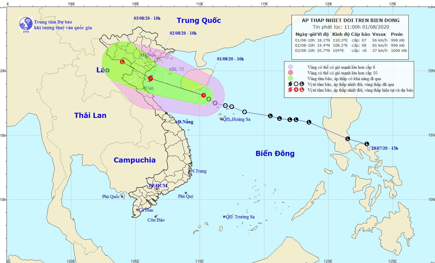 Tin khẩn cấp về áp thấp nhiệt đới mạnh lên thành bão sắp đổ bộ vào đất liền - Ảnh 2.