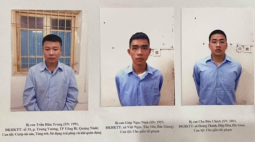 Hà Nội: Truy tố nhóm đối tượng dùng súng cướp ngân hàng tại Sóc Sơn - Ảnh 1.