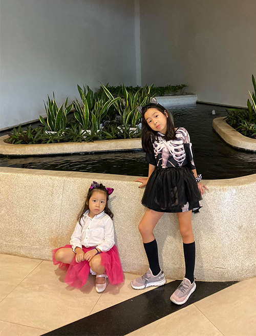Con gái Lưu Hương Giang 9 tuổi đã mặc vừa đồ mẹ - Ảnh 6.